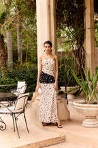 Robe Camille Topos Crudo