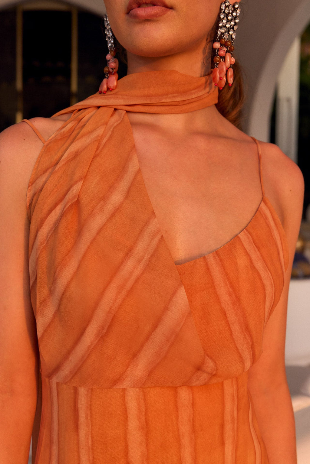 Robe Perla Marena Naranja
