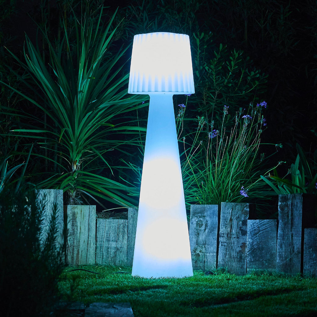 Lady - Lampadaire Filaire - Polyéthylène - Blanc