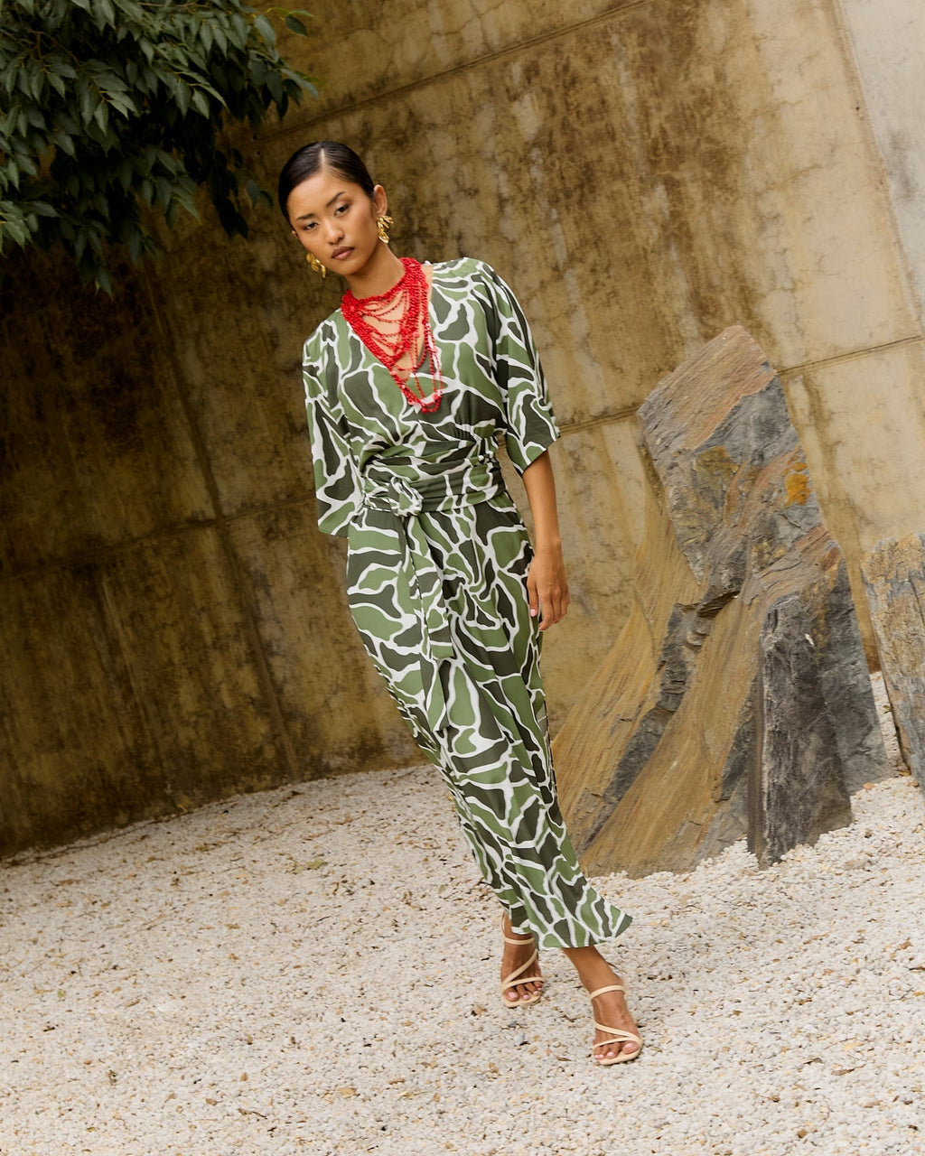 Robe Kyoto Arrecife Verde