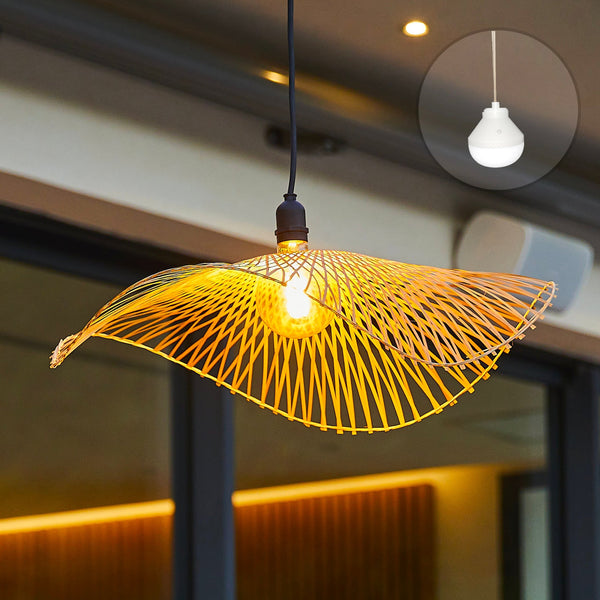 Laia - Suspension Sans Fil - Bambou - Beige