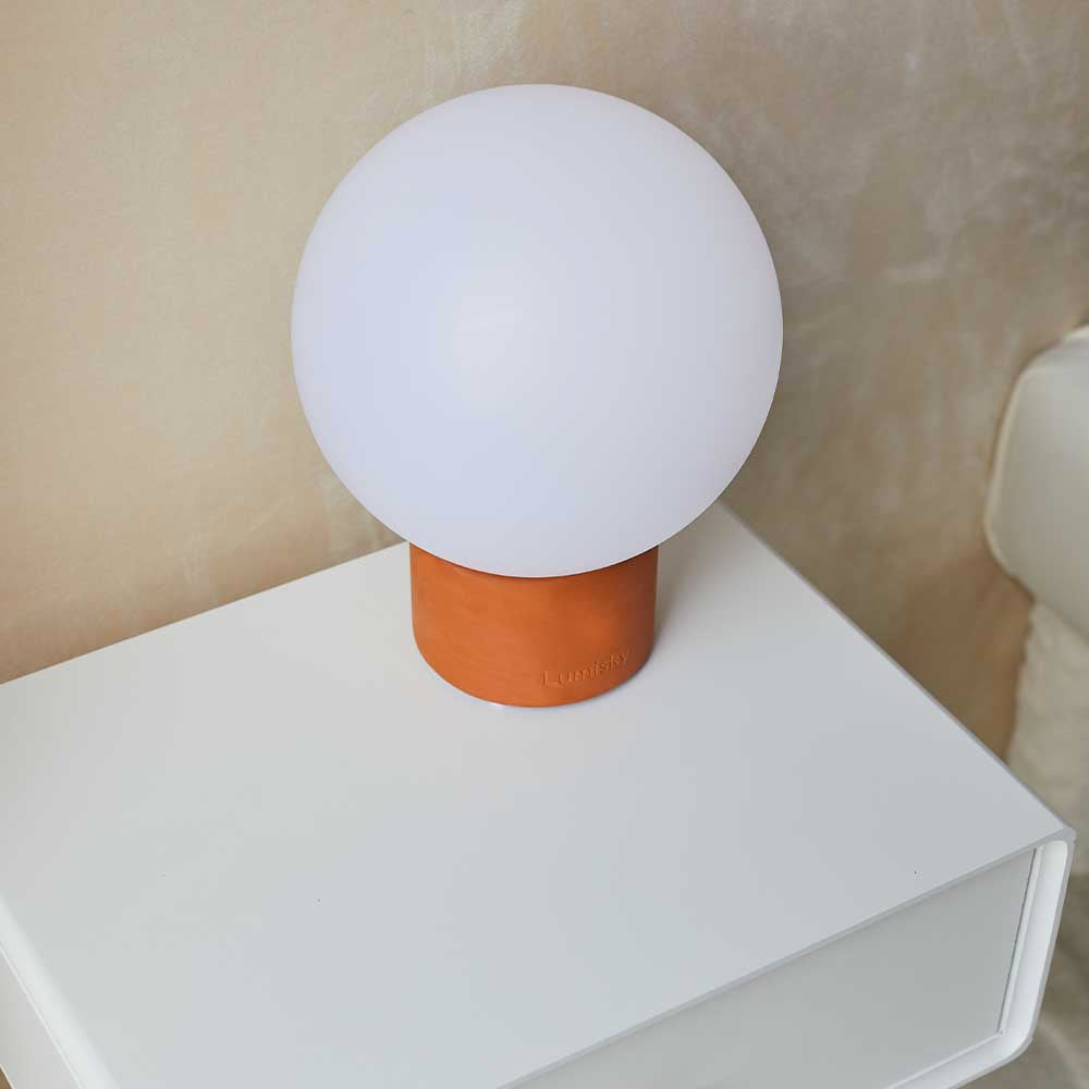 Lampe De Table Sans Fil - Terra Terre Cuite