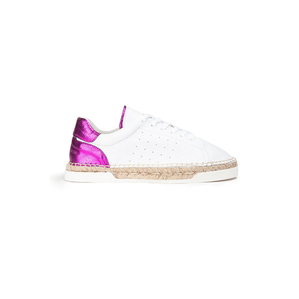 Canal Saint Martin - Baskets Espadrille Lancry - Fuschia Irisé - Femme