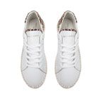 Canal Saint Martin - Baskets Espadrille Lancry - Blanc Léopard - Femme