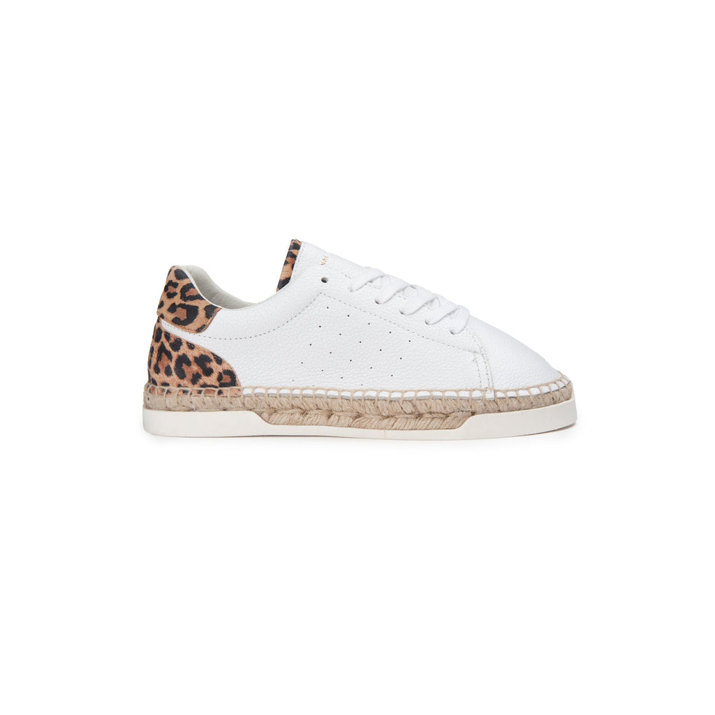 Canal Saint Martin - Baskets Espadrille Lancry - Blanc Léopard - Femme