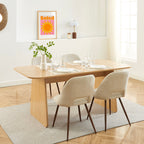 Lango - Table À Manger - Effet Chêne