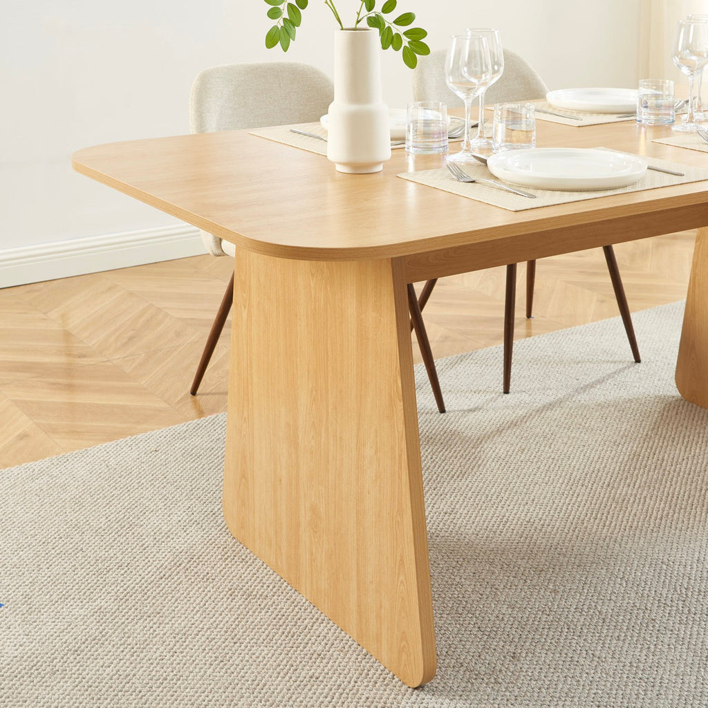 Lango - Table À Manger - Effet Chêne