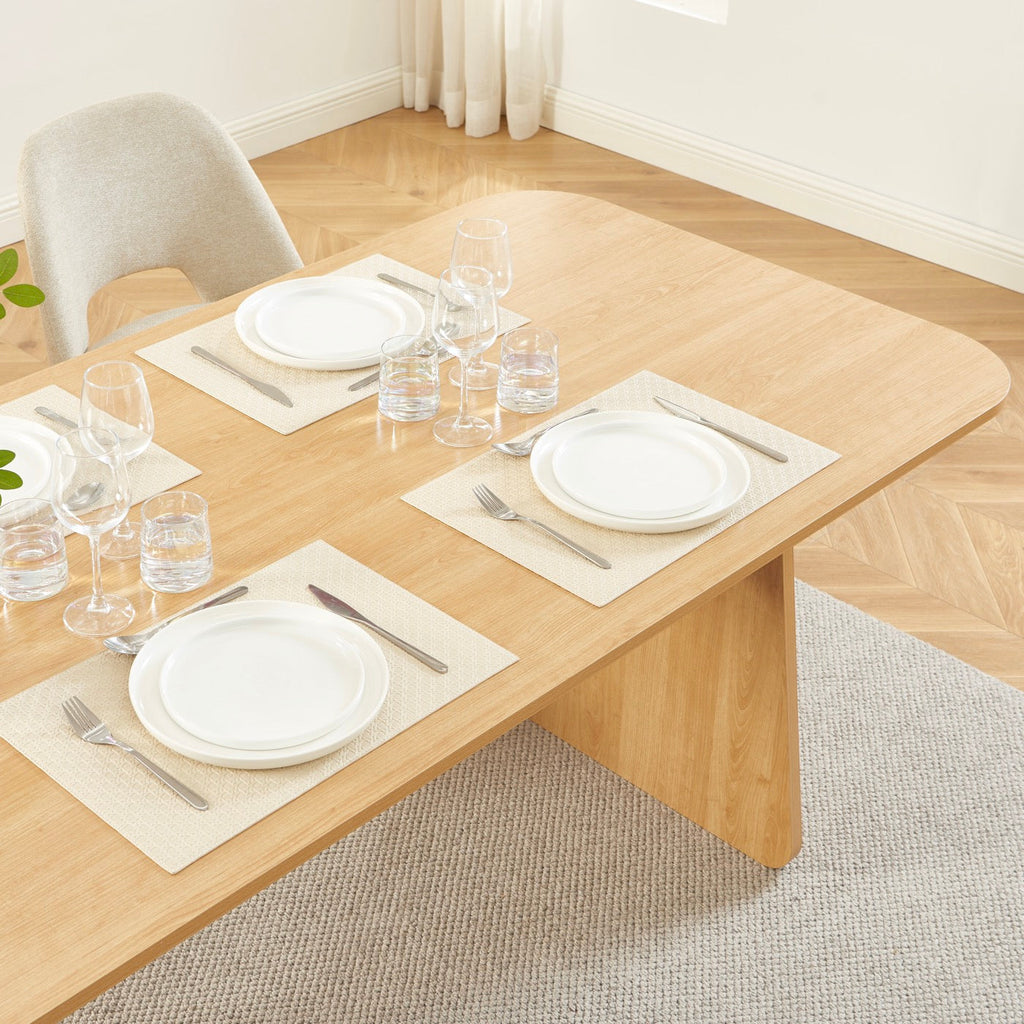 Lango - Table À Manger - Effet Chêne