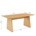 Lango - Table À Manger - Effet Chêne