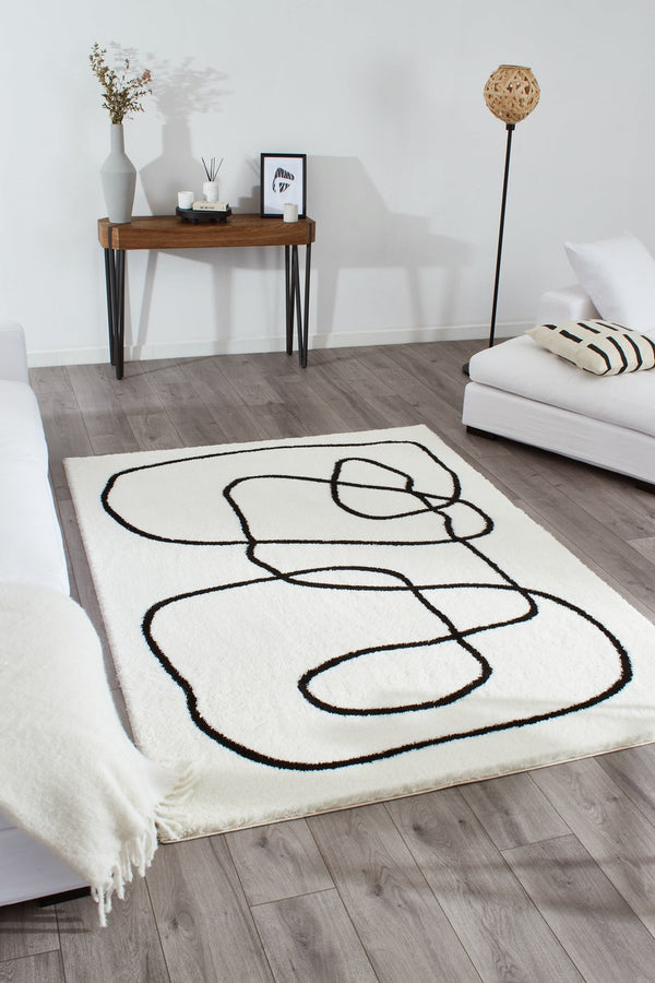 Lasso - Tapis D'Intérieur - Polyester - Ivoire