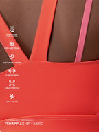 Brassière Latika - Corail Brillant/Fuxia Brillant - Femme