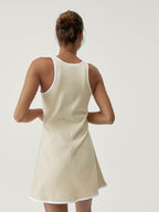 Robe Laver - Lait D'Avoine/Blanc - Femme