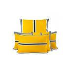 Housse De Coussin Layar - Safran - 2 Tailles