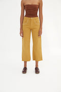Jean Coachella Sergé Ocre