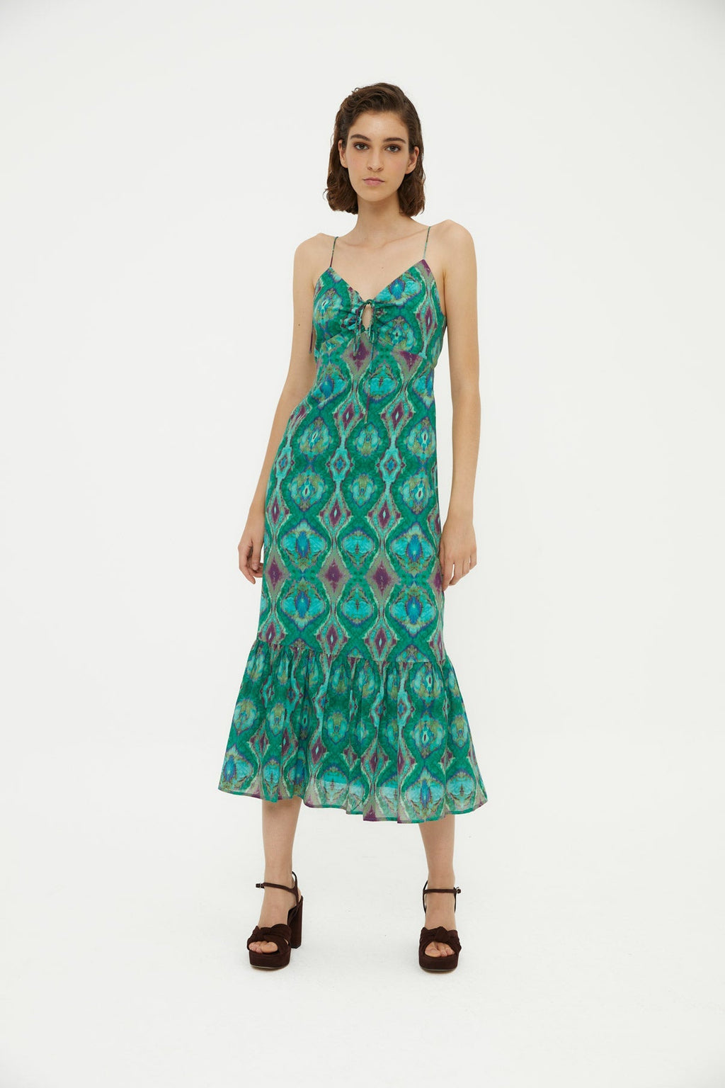 Robe Ibiza Indienne Vert