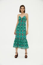 Robe Ibiza Indienne Vert