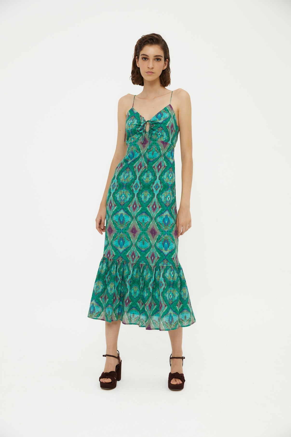 Robe Ibiza Indienne Vert