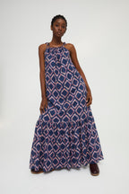 Robe Escal Ajouré Bleu