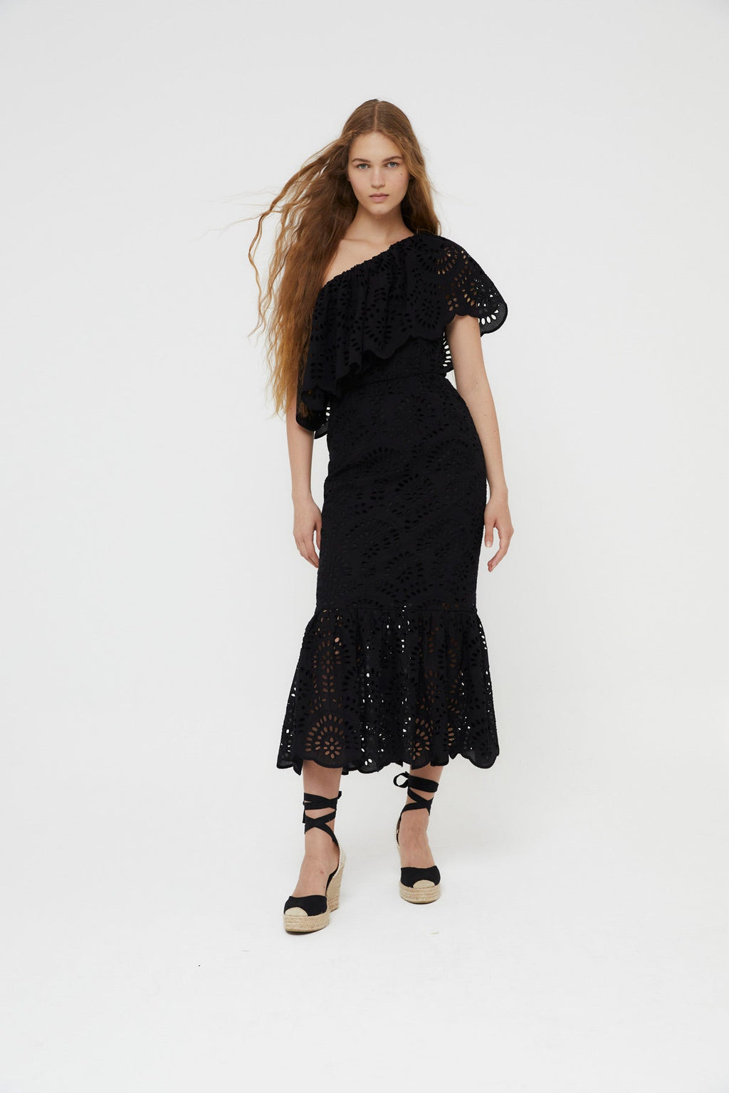 Robe Découpé Découpé Noir
