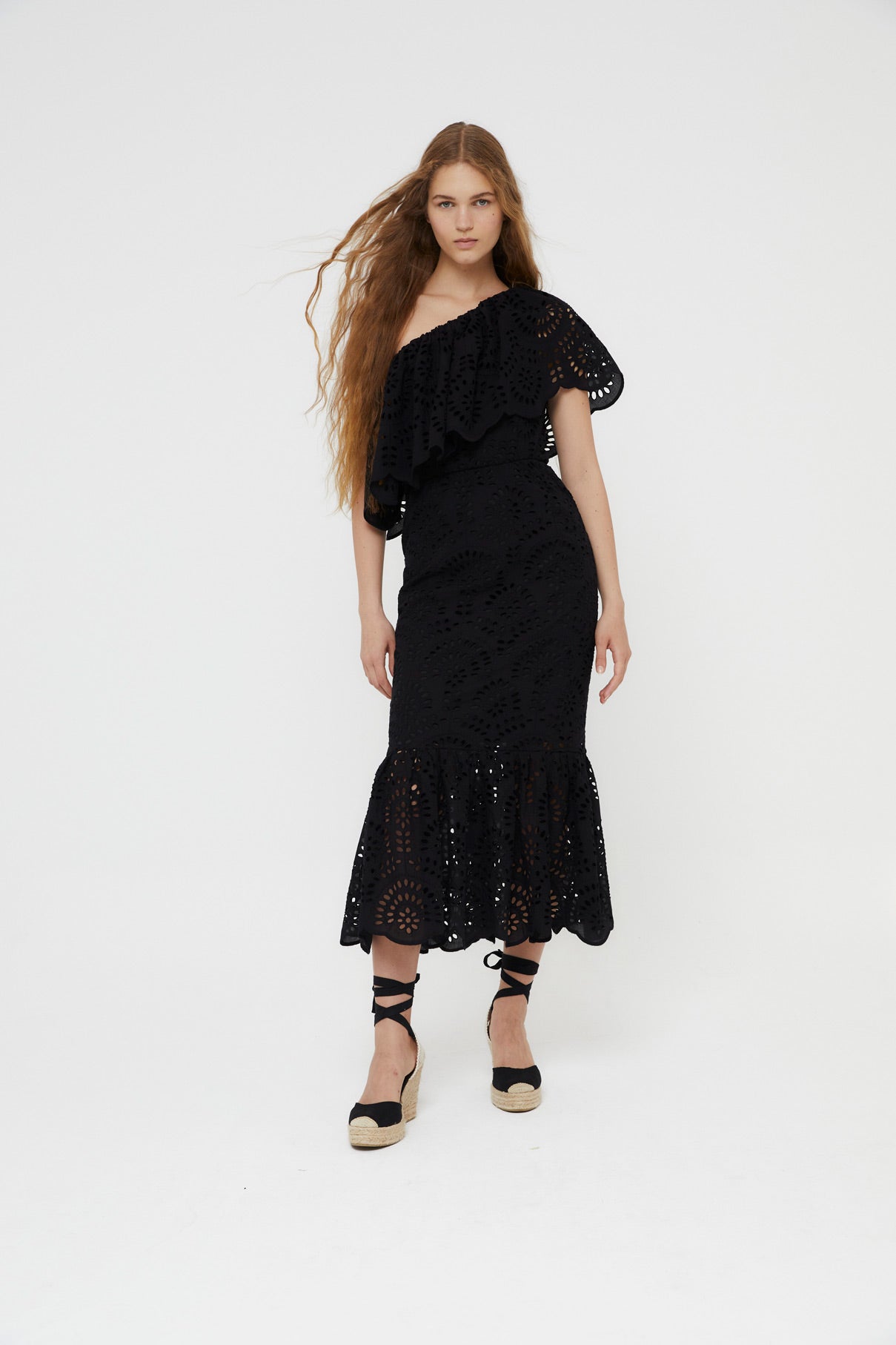 Robe Découpé Découpé Noir