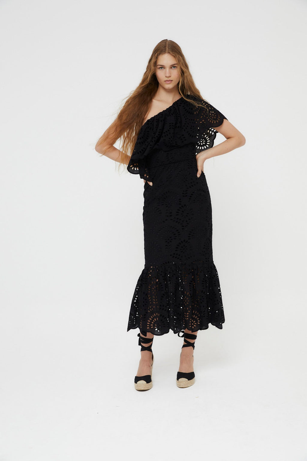 Robe Découpé Découpé Noir