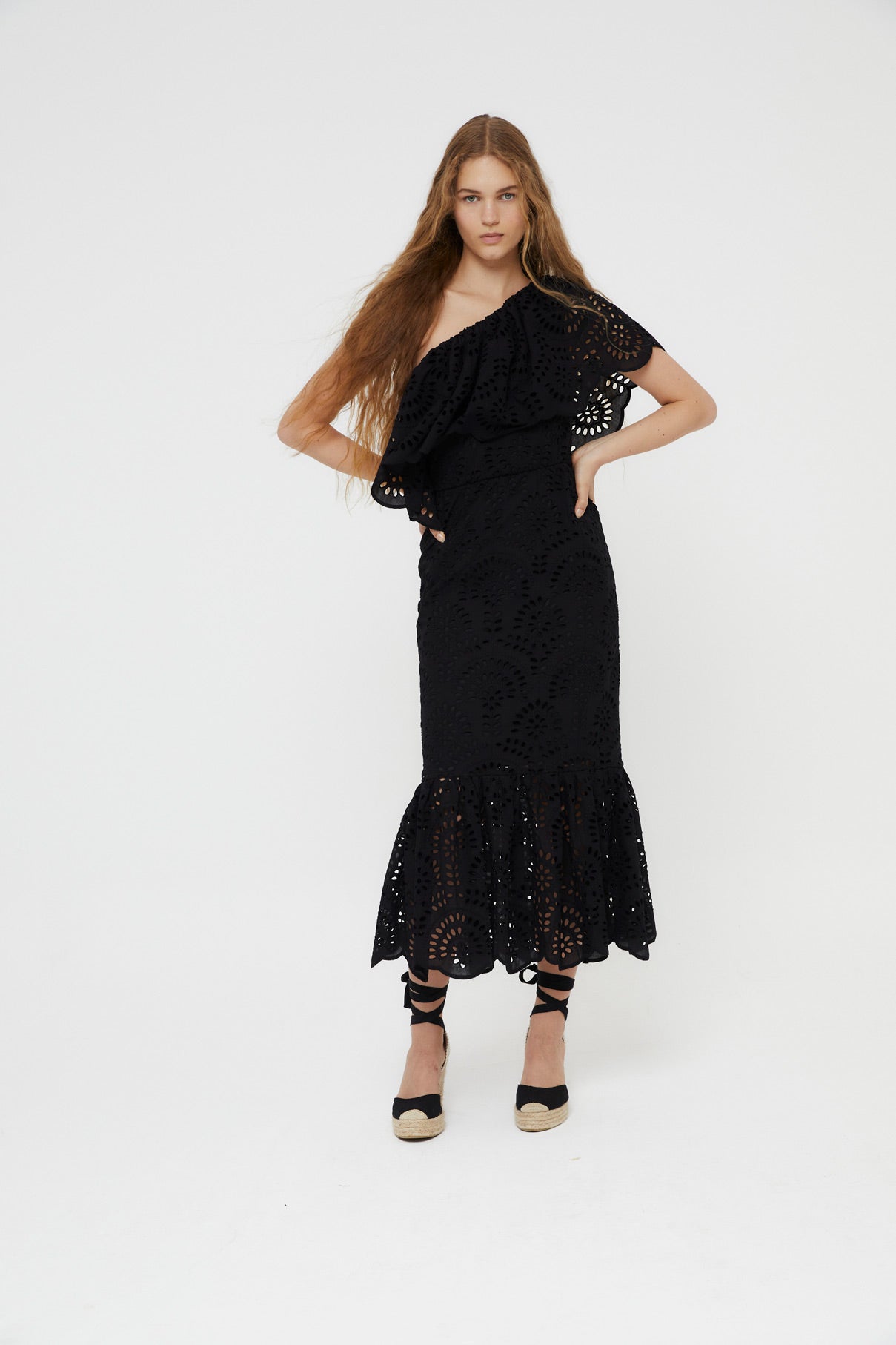 Robe Découpé Découpé Noir