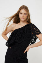 Robe Découpé Découpé Noir