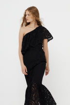 Robe Découpé Découpé Noir