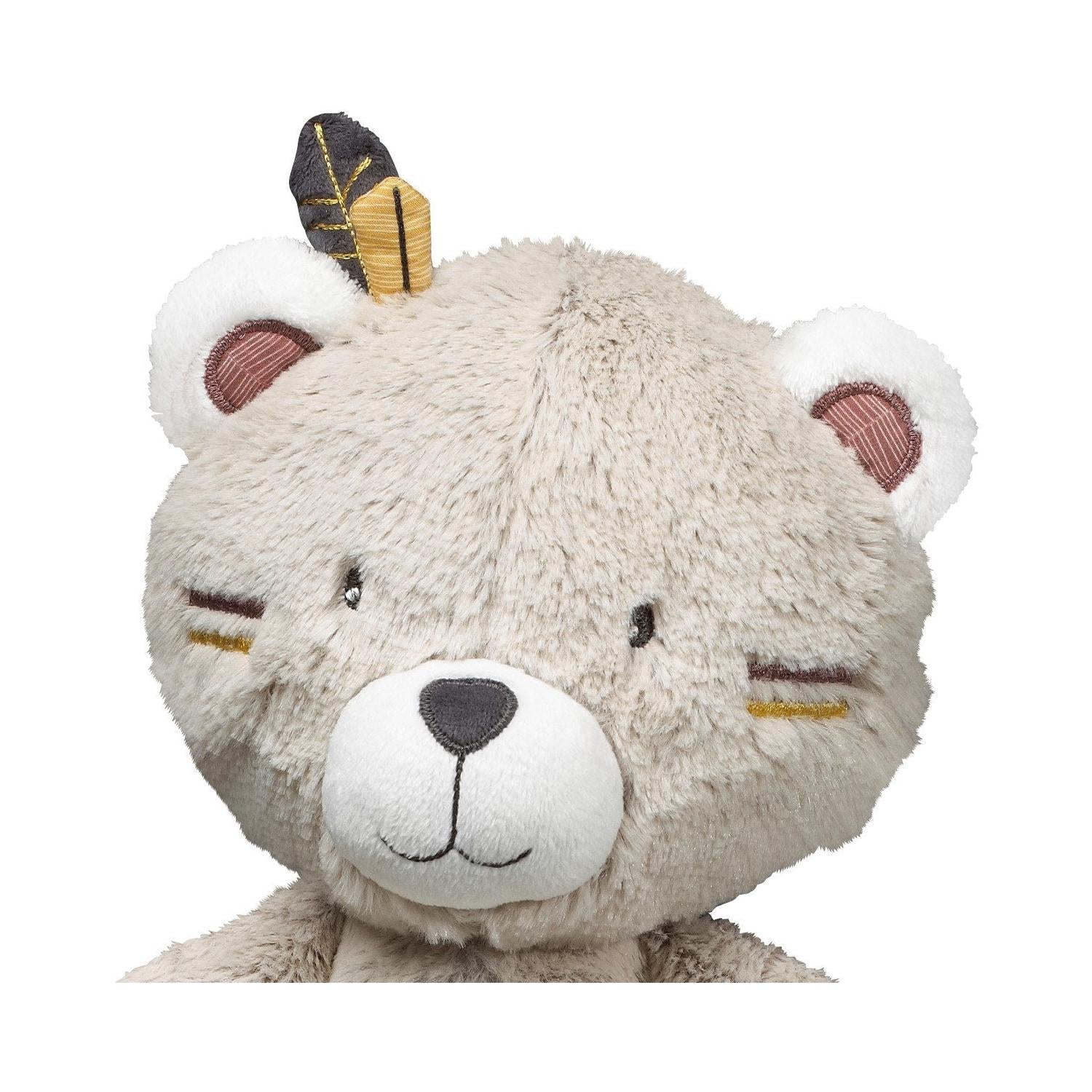 Doudou Ours En Velours Beige