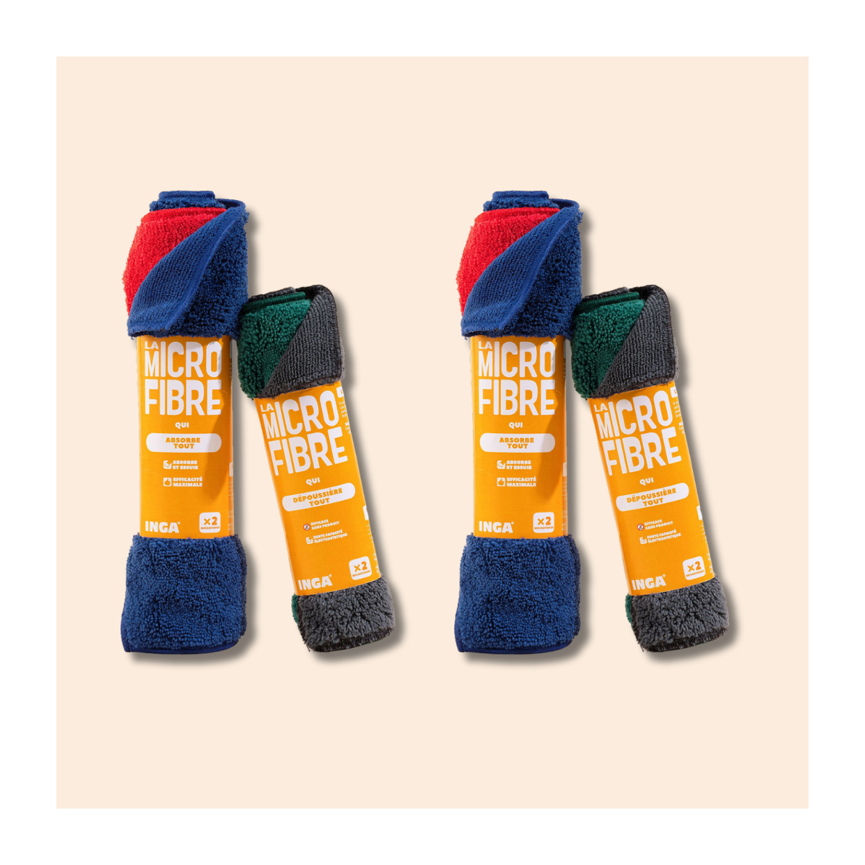 Pack Couleurs - Microfibres