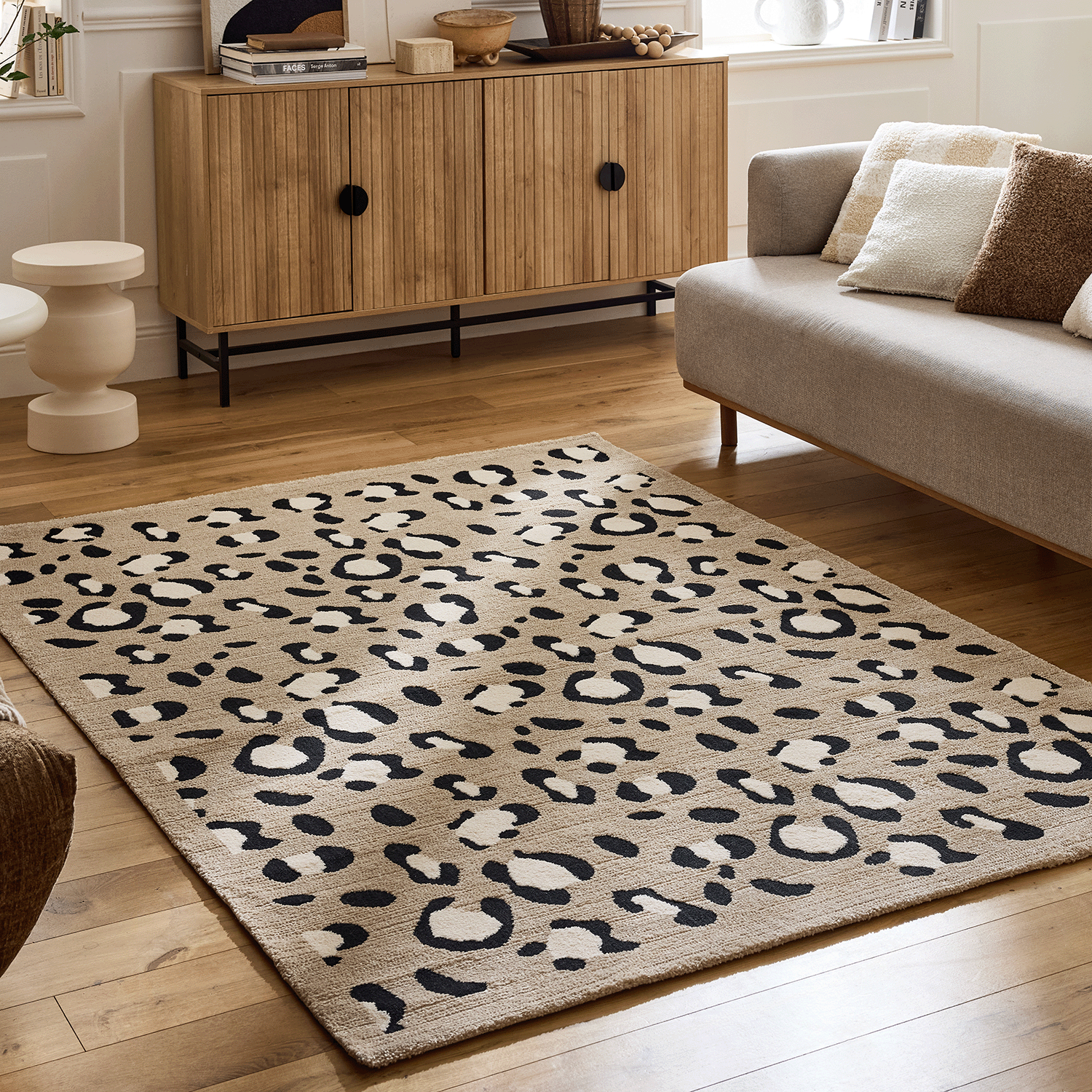 Leovah - Tapis D'Intérieur - Polypropylène - Beige