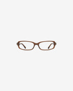 Lunettes De Vue Diana - Marron Transparent - Mixte