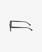 Lunettes de soleil Vadim Noir — monture ronde acétate, vue de profil