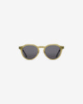 Lunettes de soleil Vadim Olive — monture ronde acétate, vue de face