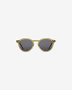 Lunettes de soleil Vadim Olive — monture ronde acétate, vue de face
