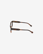 Lunettes de vue Ezra Ecaille — monture rectangulaire acétate, vue de profil