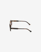 Lunettes de vue Tiago Ecaille — monture rectangulaire acétate, vue de profil