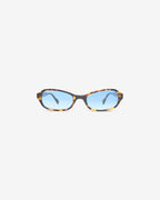 Lunettes De Soleil Riley - Écaille Et Bleu - Mixte