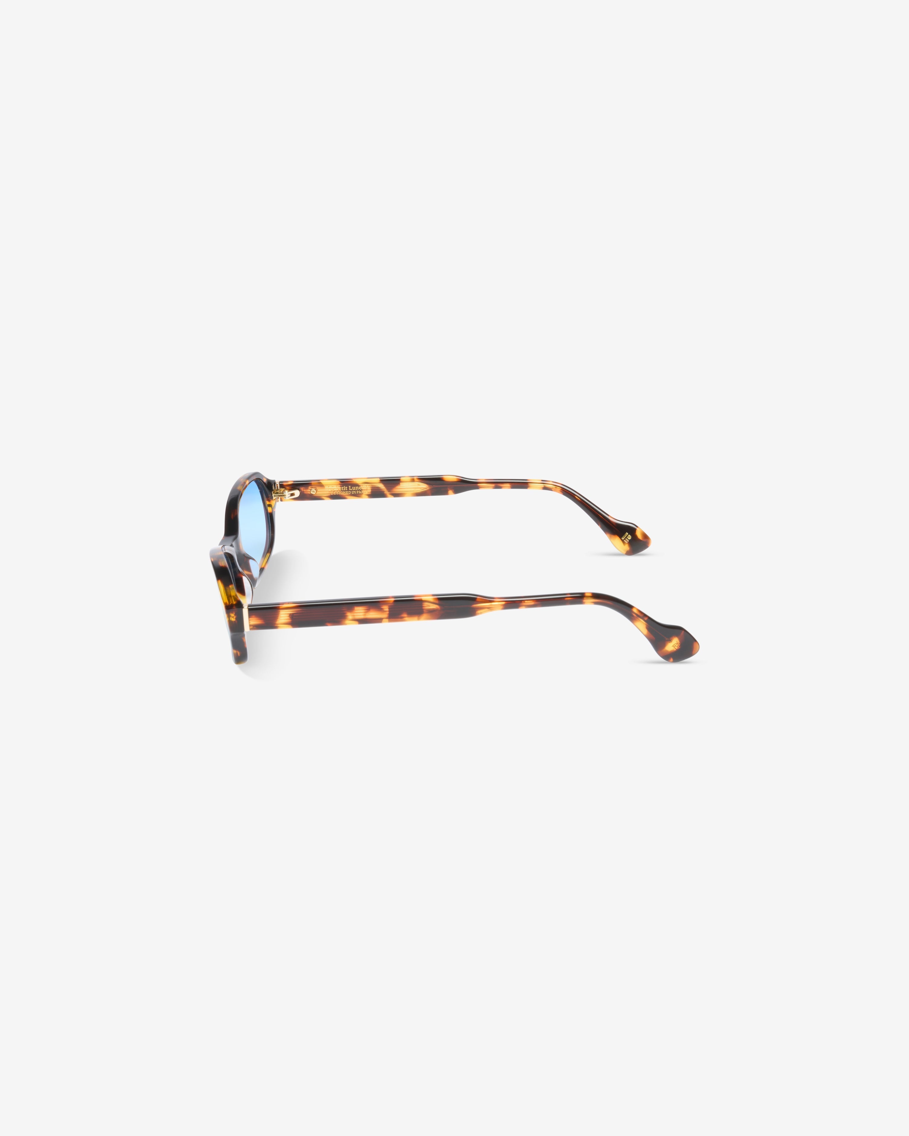 Lunettes De Soleil Riley - Écaille Et Bleu - Mixte