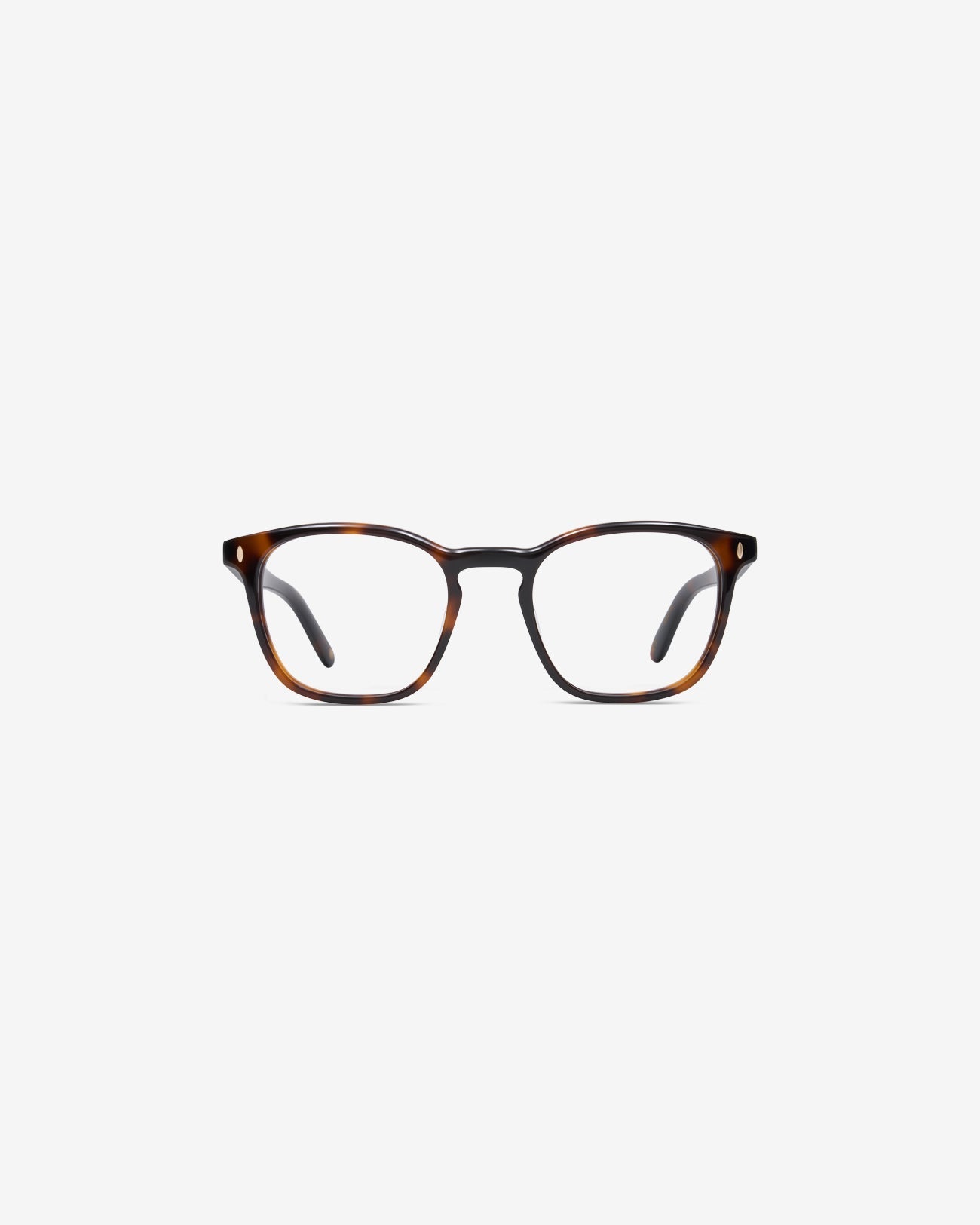 Lunettes de vue Jay Ecaille — monture rectangulaire acétate, vue de face