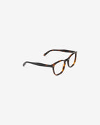 Lunettes de vue Jay Ecaille — monture rectangulaire acétate, vue de trois-quarts