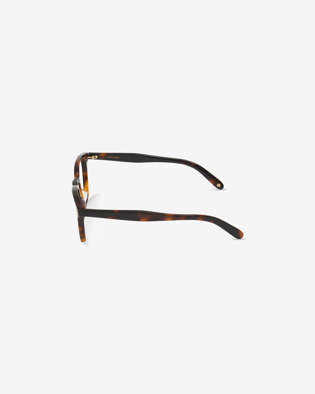 Lunettes de vue Jay Ecaille — monture rectangulaire acétate, vue de profil