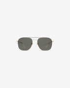Lunettes de soleil Walter.W Gold — monture aviateur métal, vue de face