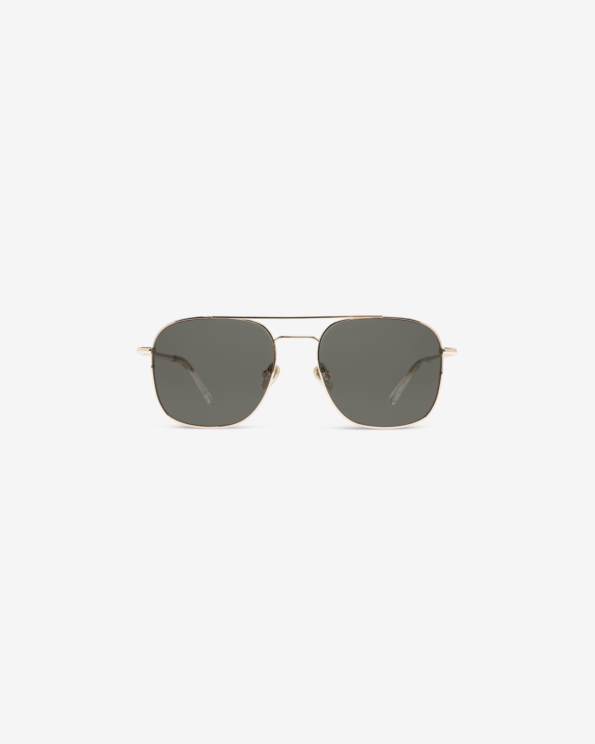 Lunettes de soleil Walter.W Gold — monture aviateur métal, vue de face