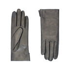 Gants Leslie Cuir Doublés Alpaga - Noir Tactile - Femme