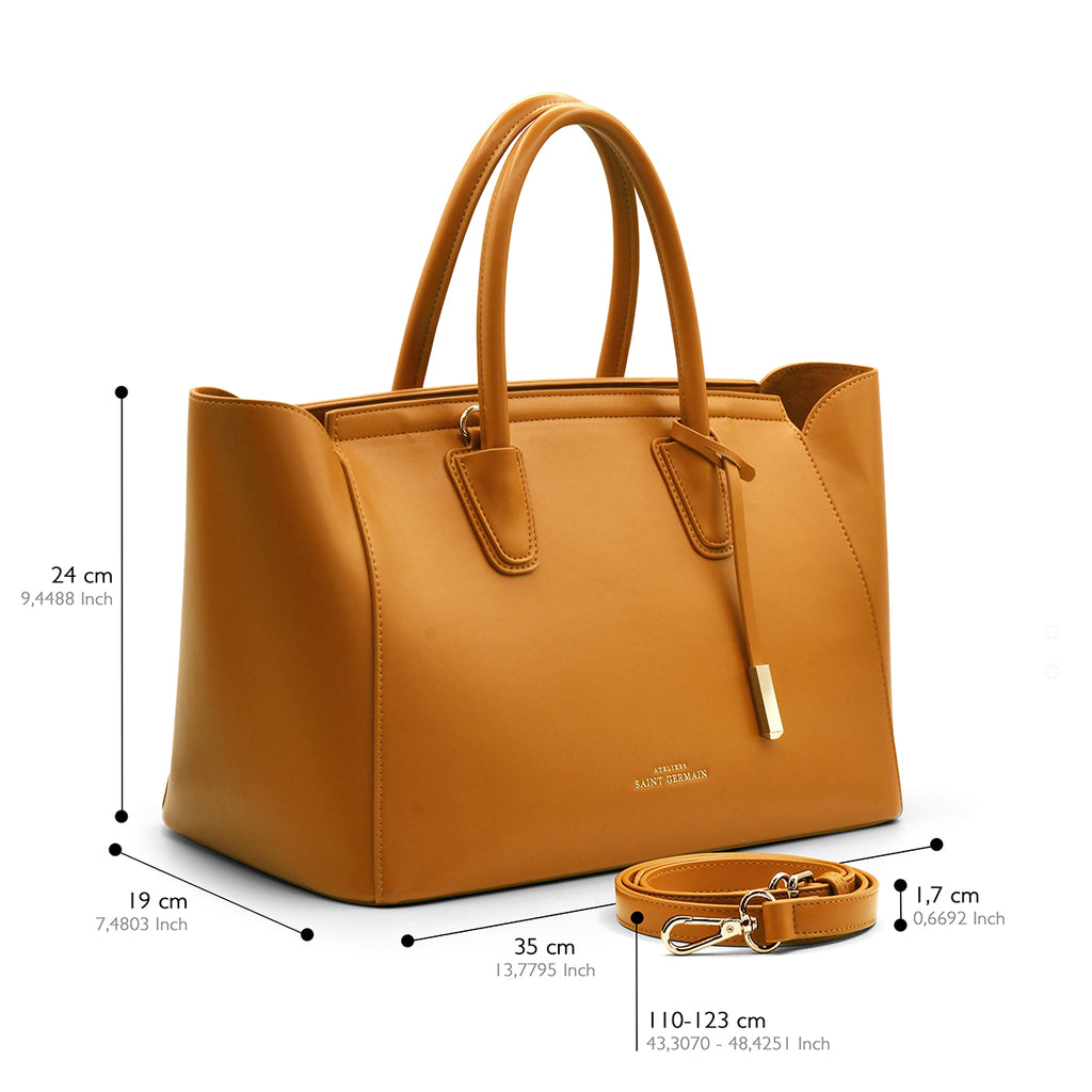 Sac À Main Cabas Levallois - Tabac