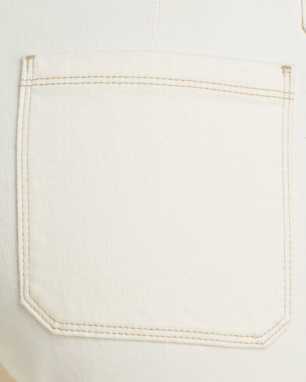 Pantalon Le Bardot Crop Flare - Ecru