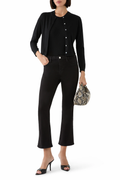 Pantalon Le Crop Mini Boot - Film Noir