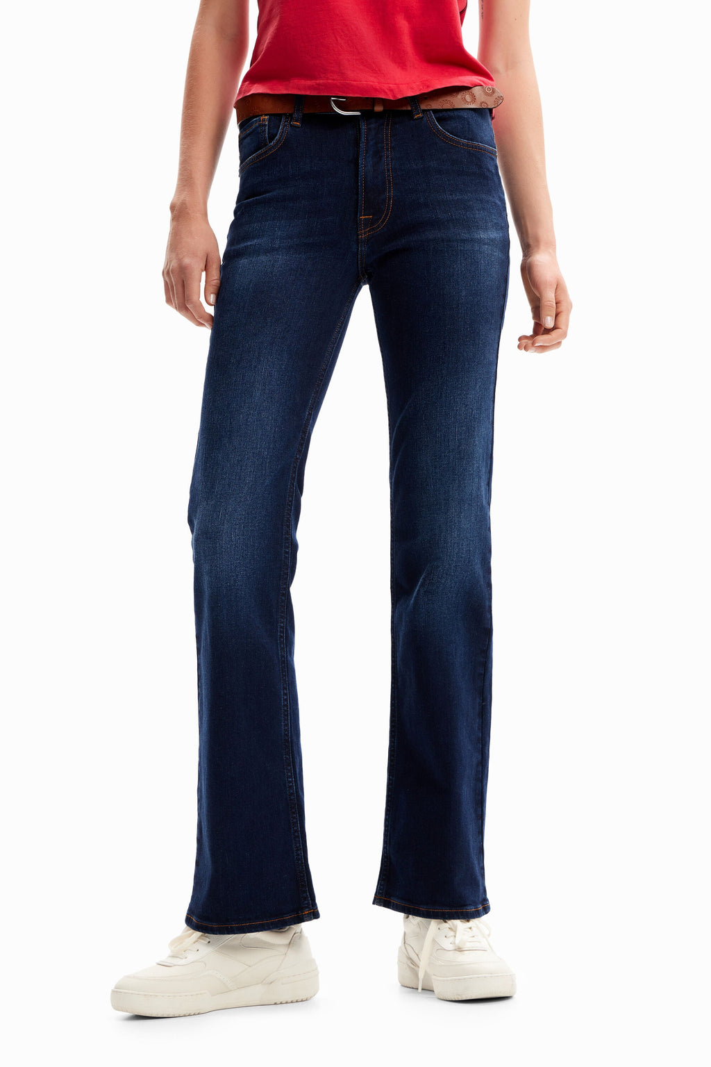 Pantalon Le Crop Mini Boot Released Hem - Roswell