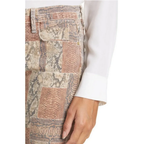 Pantalon Le High Flare Patchwork Snake - Sepia Multi